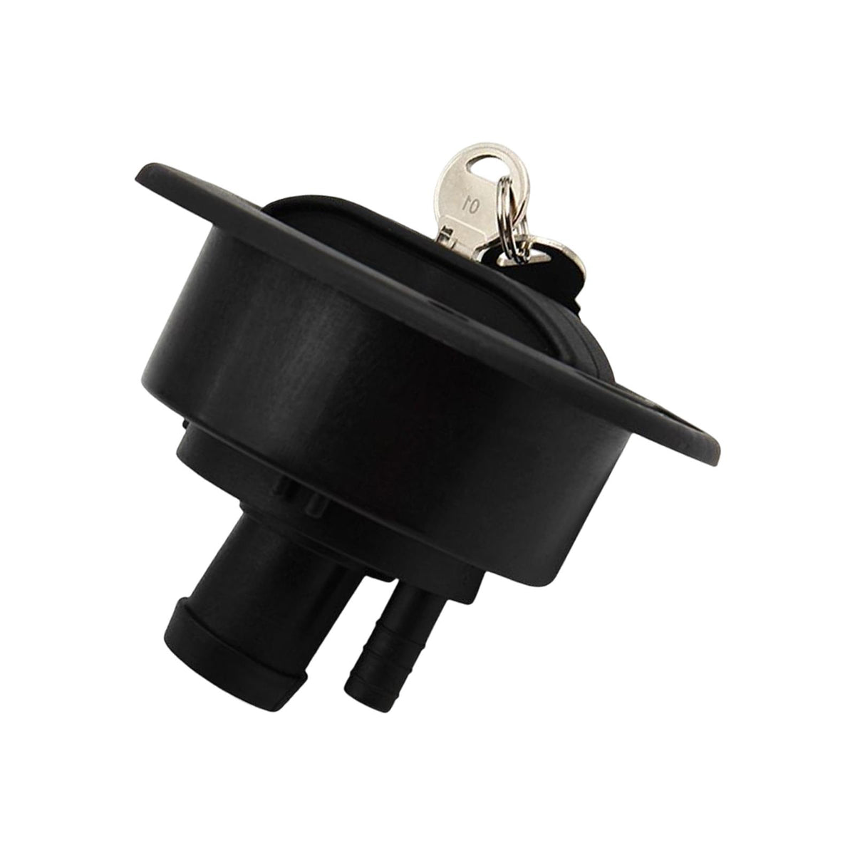 Maxbell Gravity Water Inlet Leakproof with Keys for Motorhome Camper Boat Black 28mm