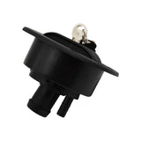 Maxbell Gravity Water Inlet Leakproof with Keys for Motorhome Camper Boat Black 28mm