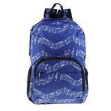 Maxbell Waterproof Double Shoulder Strap Backpack School Student Bookbag Blue