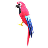Max Artificial Bird Feather Foam Simulation Parrot Home Garden Decor B