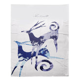 Maxbell 3D Digital Printed Rectangle Polyester Tablecloth Elk 140x180cm - Aladdin Shoppers