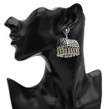 Max Fashion New Style Bohemian Tassel Ethnic Tribe Beads Dangle Earrings Silver
