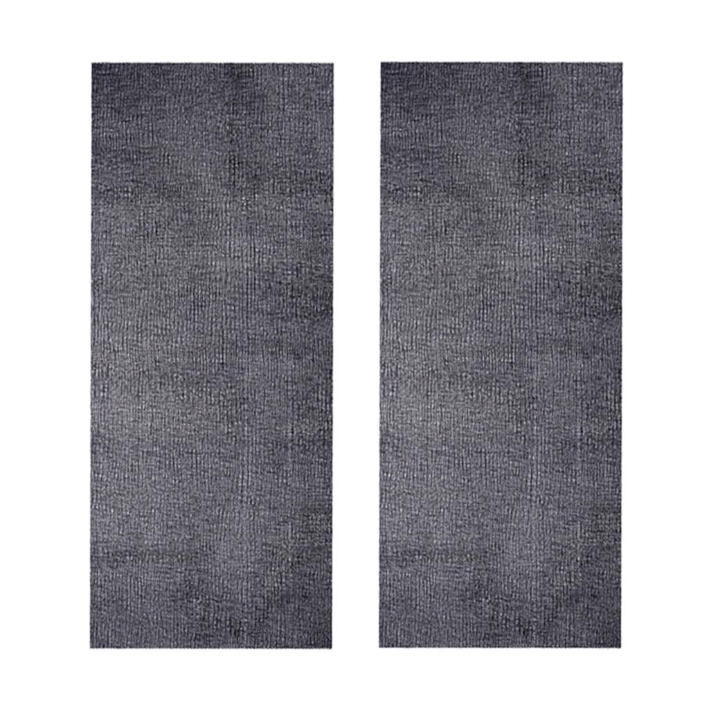 Max 2 Pieces Stretchable Nylon Exfoliating Bath & Shower Cloth Towels Black