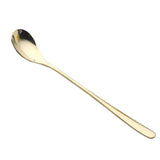 Maxbell Stainless Steel Cutlery  Dinner Tea Spoon Tableware Colorful  Light gold