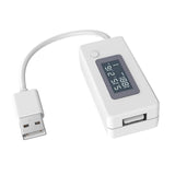 Maxbell Maxbell Digital Voltmeter Ammeter Multimeter Accessories Voltage Tester for PC White