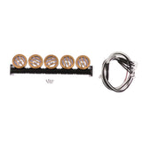 Max 5pieces 1/10 LED Light Bar for RC Car Traxxas TRX4 D90 Axial SCX10 Orange