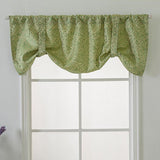 Max 132x46cm Decorative Tier Curtain Short Curtain Half Kitchen Valance Green