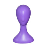 Maxbell Mannequin Head Display Durable Wig Head Display Display Hair Hats Hairpieces Purple