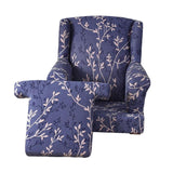 Maxbell Wingback Chair Cover Couch Furniture Protector for Bedroom Living Room Purple