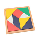 Max Wooden Square Puzzle Jigsaw Brain Teaser Game Kids Intelligence Toy