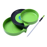 Maxbell Mini Magnetic Pull Bait Tray 360 Degree for Camping Hiking with Spike