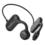 Maxbell Bone Conduction Headphones Support TF Card Open Ear Driving Meeting Black Box