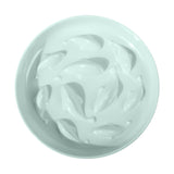 Maxbell Dog Slow Feeder Bowl Portable Pet Dog Bowl for Small Medium Dogs Puppy Green