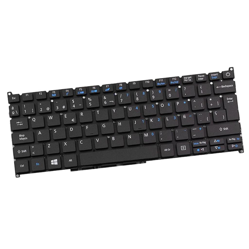 Max Spanish Laptop Keyboard for ACER Aspire ES1-132 ES1-132-C37M C9N8 Frameless