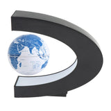 Maxbell 4 inch Blue and White Porcelain Magnetic Levitation Luminescent Globe