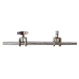 Maxbell Silver Bass Drum Cowbell Holder with 2 Fixed Locks Durable for Drummer Gifts