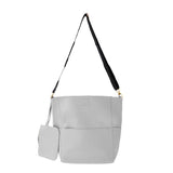 Maxbell Women Handbag Shoulder Lady Purse Messenger Satchel Crossbody Tote Bag Gray