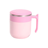 Maxbell Electric Protein Shaker Bottle Electric Mixing Cup for Other Beverage Coffee pink