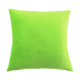 Max Decorative Throw Pillow Cover Velvet Cushion Cover Pillowcase Green 60 x 60cm