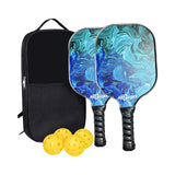 Maxbell Pickleball Paddle Set Includes 2 Rackets, 4 Balls, Carry Bag for Indoor Kids