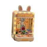 Maxbell Play Game Birthday Gift Durable with 10 Dolls Stable Claw Machine for Adults B