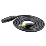 Maxbell 6.5mm to XLR 3 Pin Microphone Audio Extension Cable for Amplifier Amp Mixer