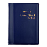 Maxbell Penny Money Pocket Storage Coin Album Book 120 Holders Collection -Royalblue
