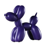 Maxbell Resin Decorative Balloon Dog Ornament Desktop Decorations Purple
