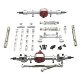 Maxbell RC Car Accessory Front and Rear Assembly Kits for MN82 LC79 MN78 1/12 RC Car Argent