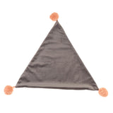 Max Throw Pillow Case Velvet Pillow Cushion Covers Triangle_Grey