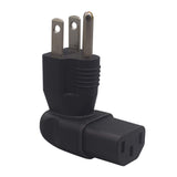 Maxbell 5-15P Male to IEC 320 C13 Female Adapter for PC Monitor Small Rice Cookers