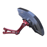 Maxbell Carbon Fiber Motorcycle Rear Wheel Fender Mudflap for Niu Technologies 1st gens red