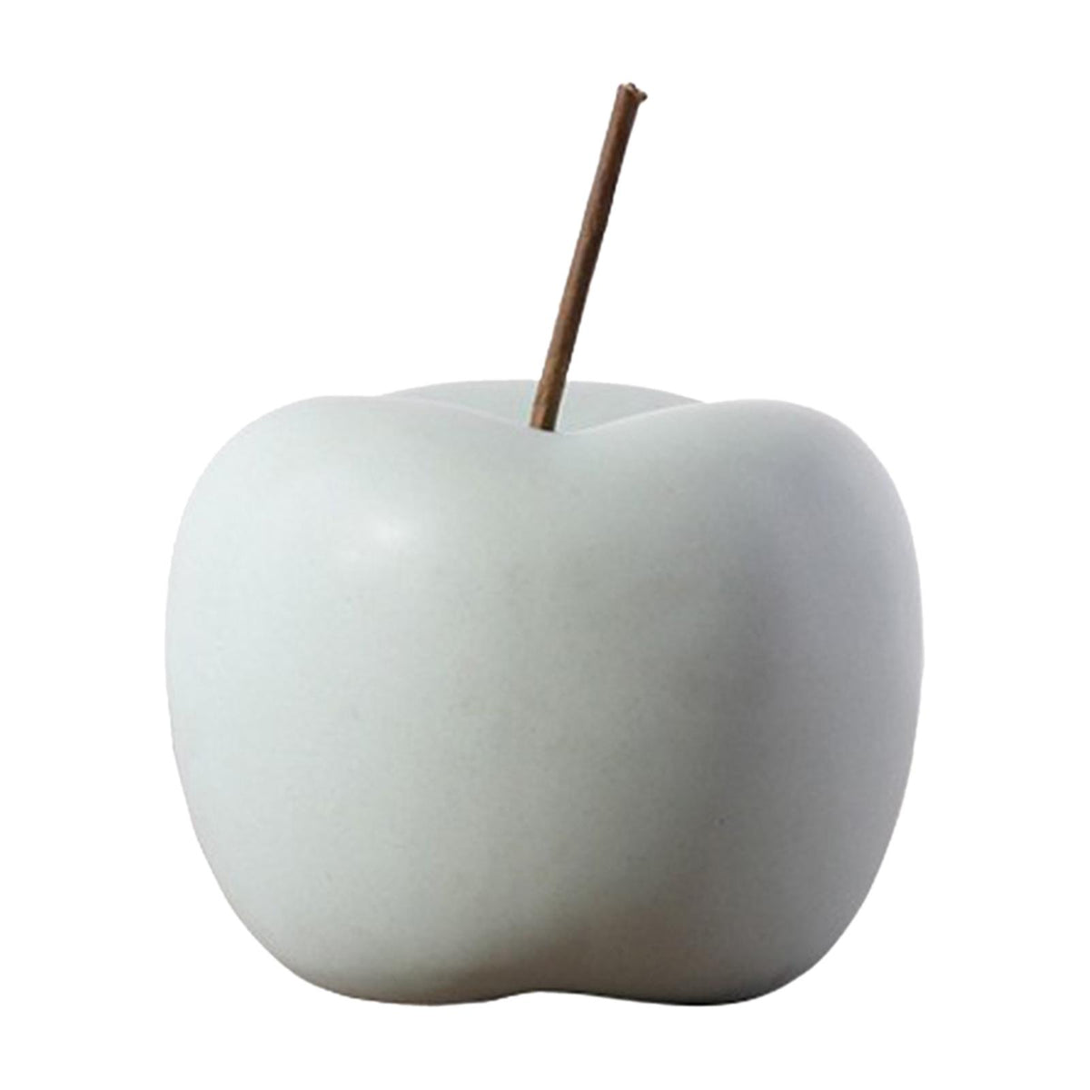 Maxbell Ceramic Apple Figurine Creative Collectible Ornament for Home Cabinet Decor Blue