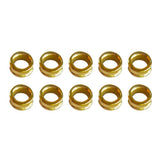Max 10pcs Fishing Rod Guides Ring DIY Pole Guide Repair Golden Groove 06