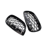 Maxbell 2 Pieces Vehicle Front Kidney Grille Grill 51137157277 for BMW E92 E93 Semiplated