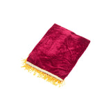 Maxbell Piano Keyboard Cover 61 Keys Washable Portable Storage Case Velvet Folding red