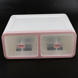 Max Plastic Underwear Storage Organizer Socks Bra Container Drawer 16-Grid Pink