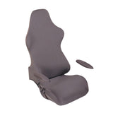 Max Swivel Armchair Cover Internet Cafe Office Seat Armrest Slipcover Gray