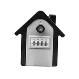 Maxbell Waterproof Lock Box Put 12Pcs Keys Storage Box for Wall Outside Emergency Gray