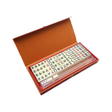 Maxbell Travel Mini Mahjong Set Chinese Mahjong Set Single Mahjong 2x1.4x1cm Durable