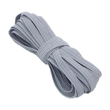 Maxbell 6mmx30m Wide Knit Elastic Band Woven DIY Dress Making Sewing Craft Gray