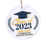 Maxbell Graduation Ornament 2023 Class Keepsakes Wide Application Size 3x3inch