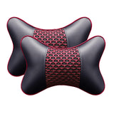 Maxbell 2Pcs Seat Head Cushion Car Accessories Rest Cushion Soft for Car Style A