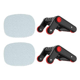 Maxbell 4 Wheels Ab Roller Muscle Trainer Fitness Equipment with Mat Abdominal Wheel