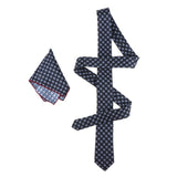 Max Men's Jacquard Tie Necktie Hanky Handkerchief Set Wedding Business Neckwear 7