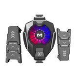 Maxbell Maxbell with Display Mobile Phone Cooling Radiator Silent LED Light for Outdoor Vlog