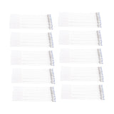 Maxbell 100Pcs Heat Erasable Pen Refills Fabric Marking Pens Refills for Embroidery White