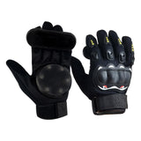 Maxbell Longboard Slide Gloves with Sliders Skate Gloves Sports for Skateboarding Black