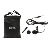 Maxbell BY-LM10 Omnidirectional Lavalier Clip Microphone for DSLR Audio Camera Camcorder PC Smartphones