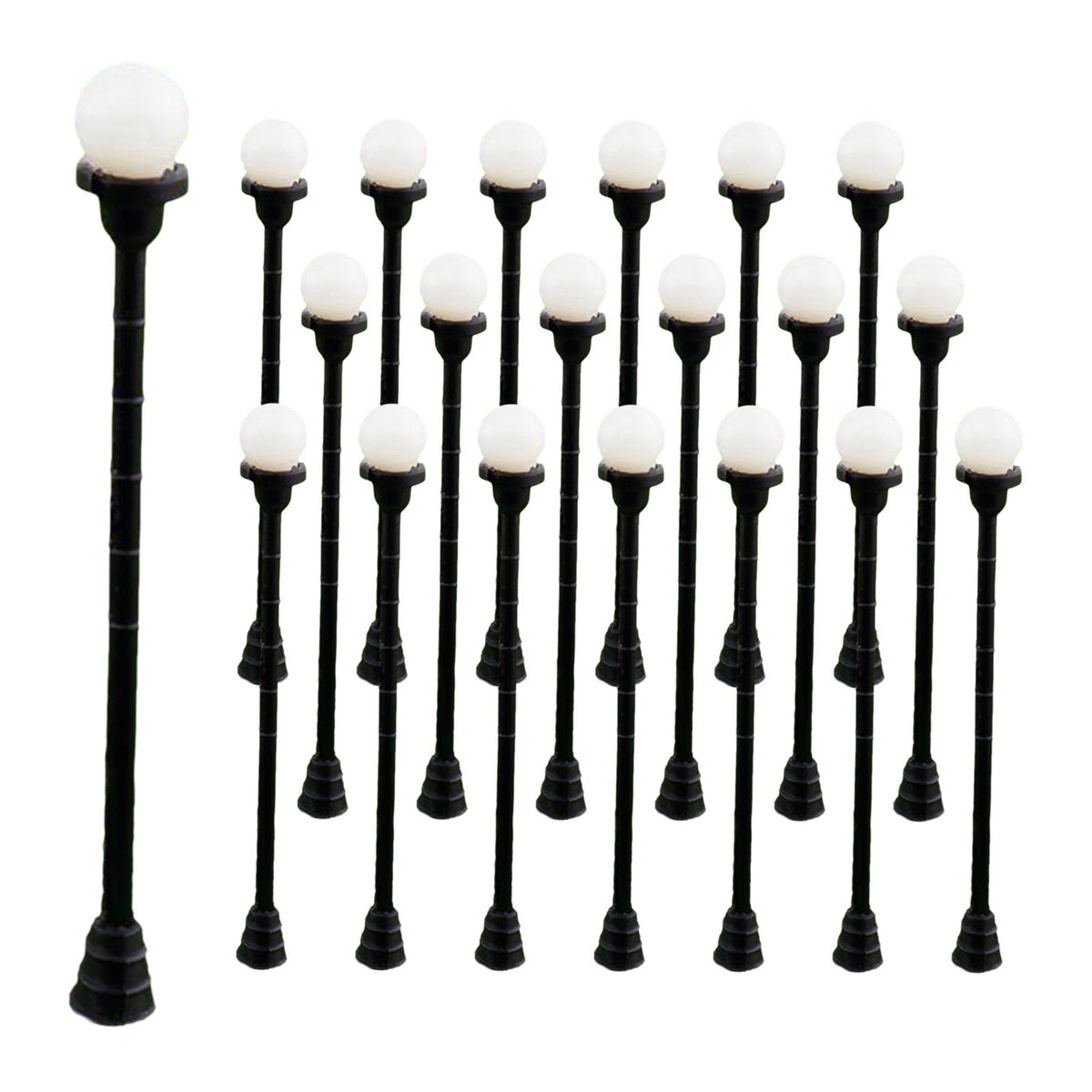 Maxbell 20x 1/100 Miniature Street Light Model Dollhouse Decoration DIY Projects Style C
